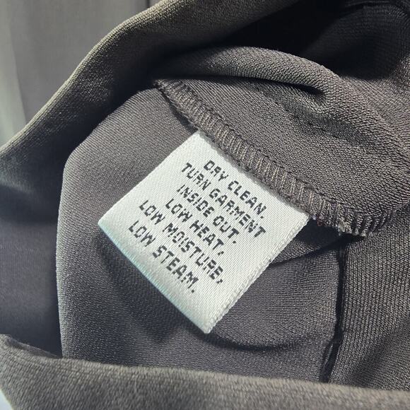 St John Pants Womens 10 Petite Grey Short Trouser Hemmed Business High Rise - Picture 13 of 14